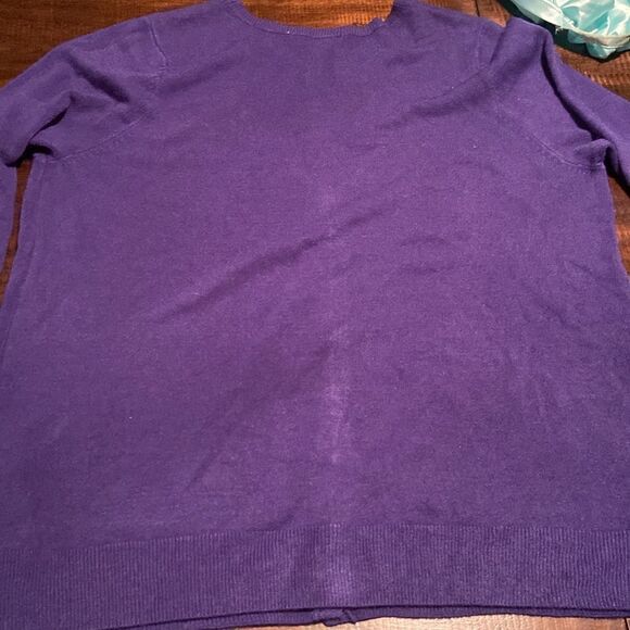 Classics Cardigan size 16 purple new blue - Picture 6 of 6